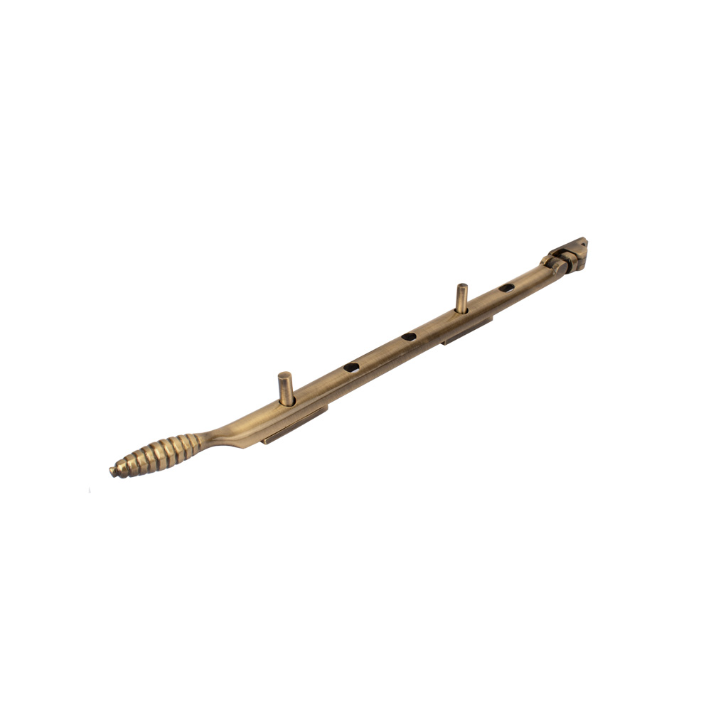 Dart Reeded Brass Window Stay 12